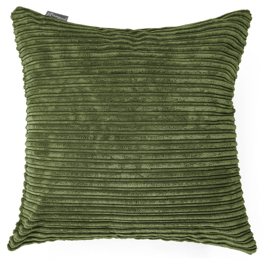 Jättityynynsuojus 70 x 70cm - Vakosametti Metsänvihreä 01