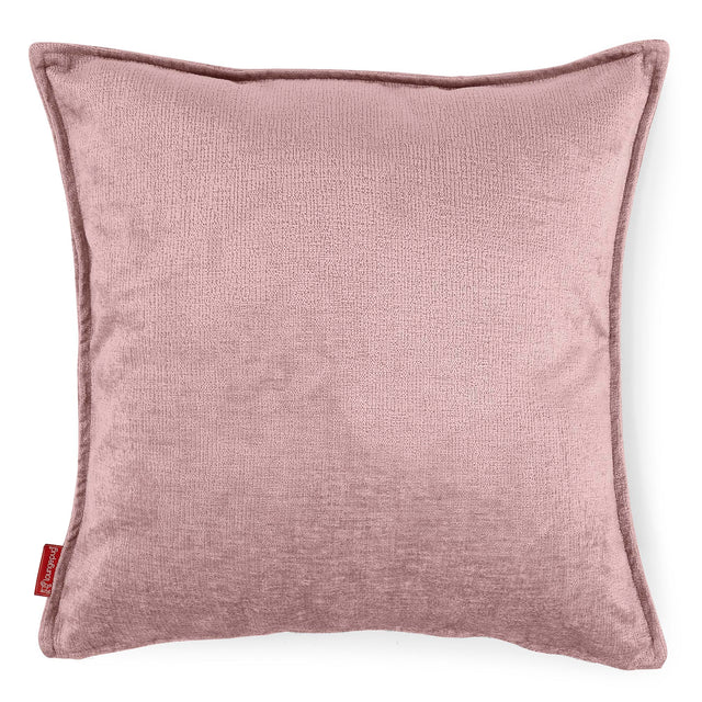 Jättityynynsuojus 70 x 70cm - Chenille Vaaleanpunainen 01