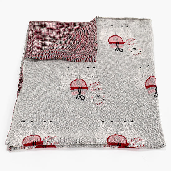 Lasten Sohvan Peite / Peitto - 100% Puuvillainen Laama 01