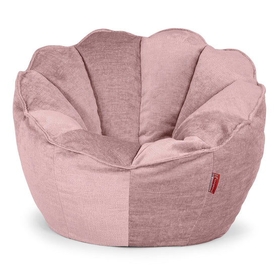 Natalia Sacco Säkkituoli - Chenille Vaaleanpunainen 01