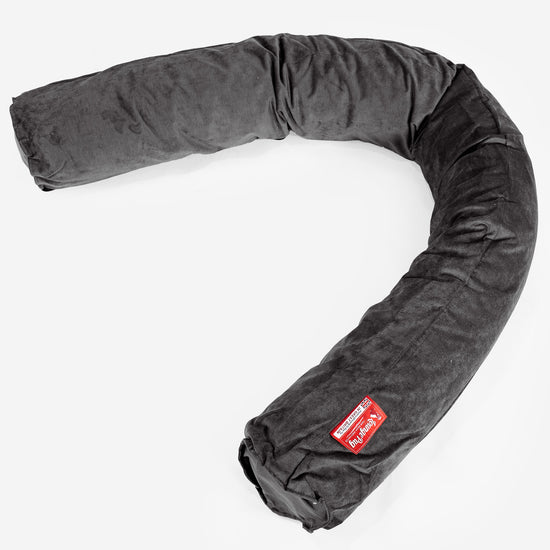 Pitkä Tyyny XXL - Bristol-kankaasta Grafiitti 01