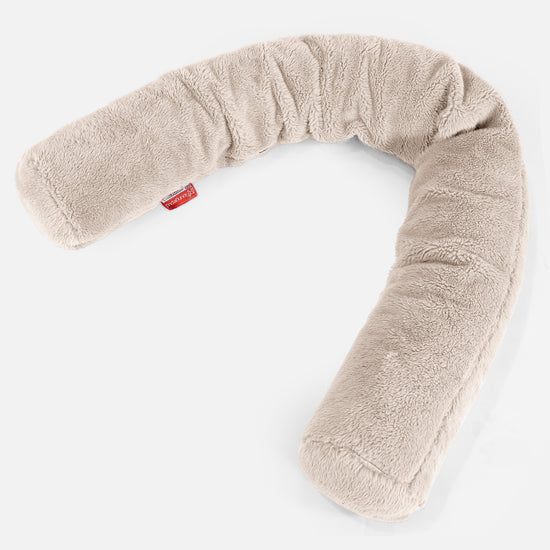 Pitkä Tyyny XXL - Teddy-tekoturkis Minkki 01