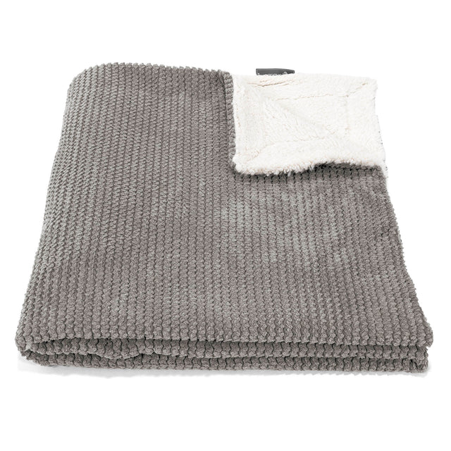 Sherpa-peitto - Pompula Hiilen harmaa 01