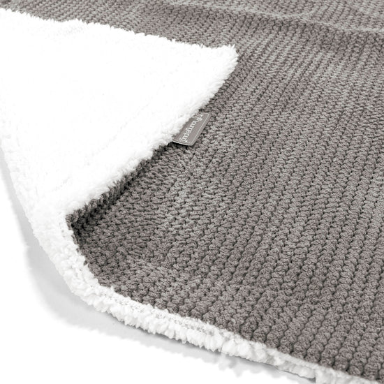 Sherpa-peitto - Pompula Hiilen harmaa 02