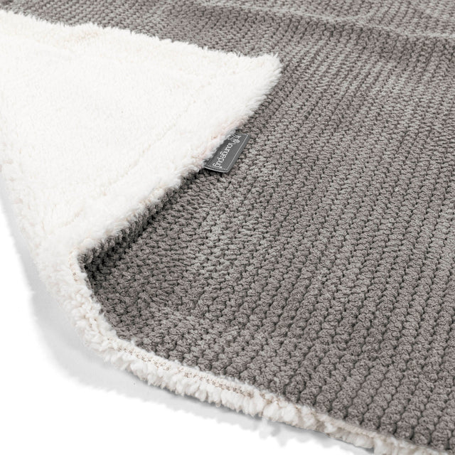 Sherpa-peitto - Pompula Hiilen harmaa 02