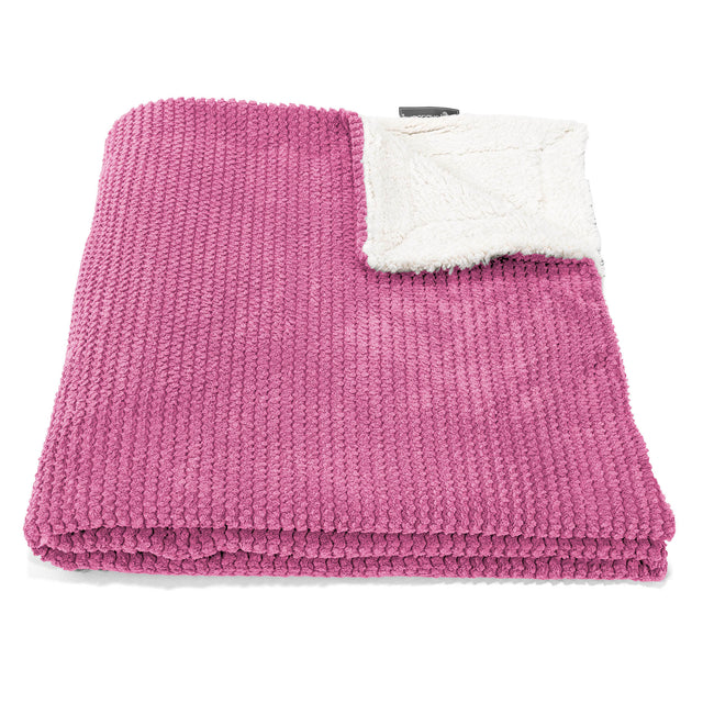 Sherpa-peitto - Pompula Vaaleanpunainen 01