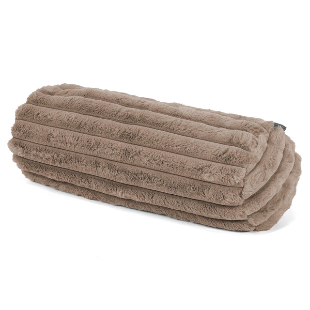 Putkityynynsuojus 20 x 55cm - Ultrapehmeä Vakosametti Minkki 01