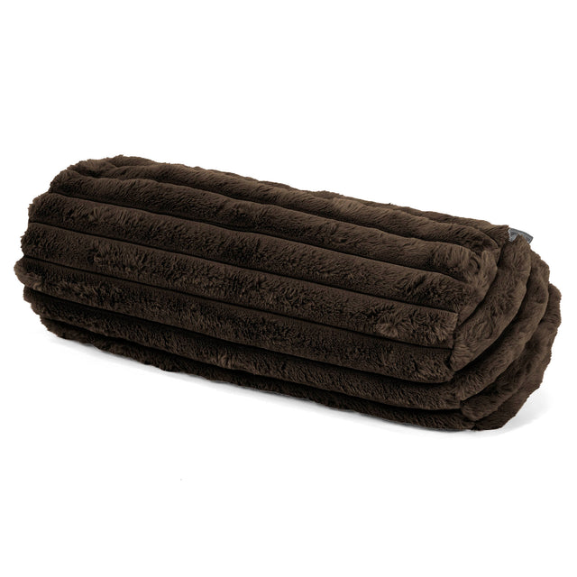 Putkityynynsuojus 20 x 55cm - Ultrapehmeä Vakosametti Sable 01