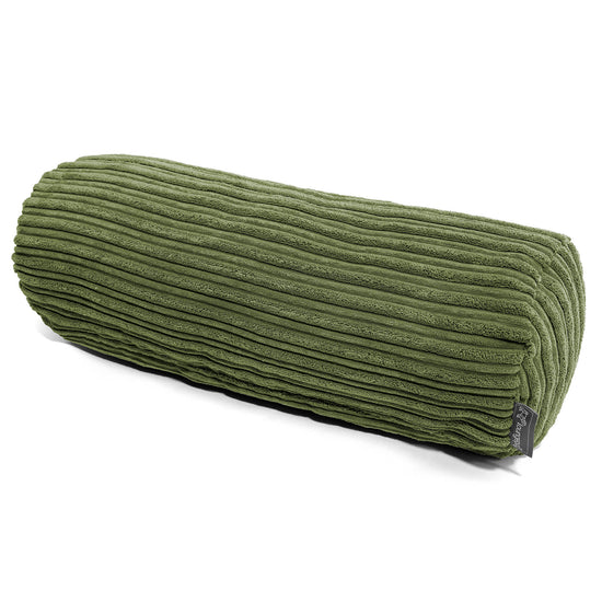 Putkityynynsuojus 20 x 55cm - Vakosametti Metsänvihreä 01