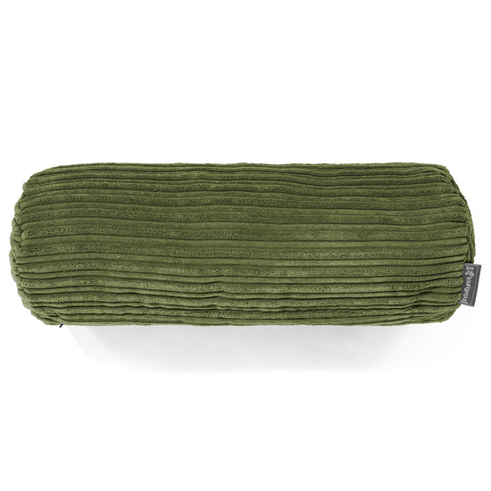 Putkityynynsuojus 20 x 55cm - Vakosametti Metsänvihreä 02