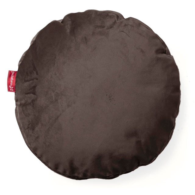 Pyöreä Tyyny 50cm - Sametti Espresso 01