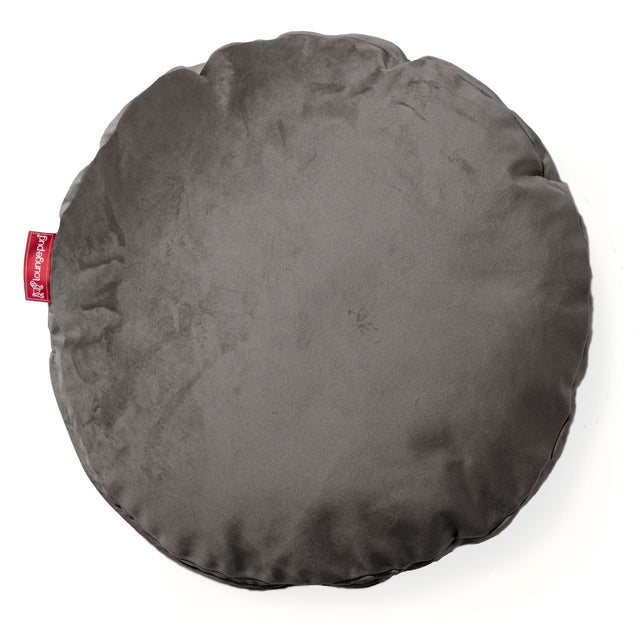 Pyöreä Tyyny 50cm - Sametti Grafiitti 01