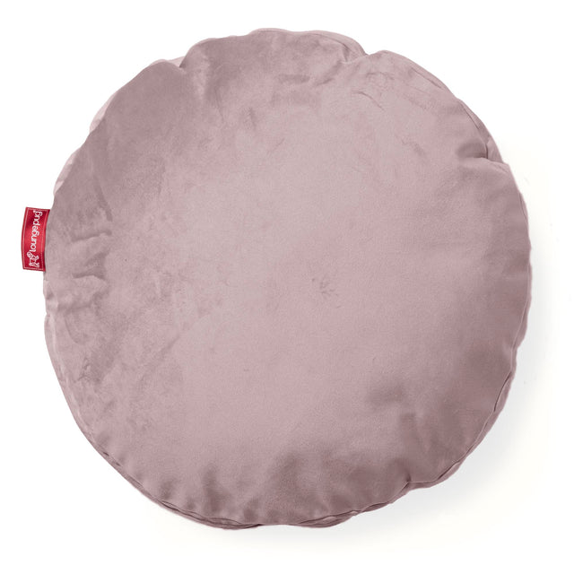 Pyöreä Tyyny 50cm - Sametti Vaaleanpunainen 01