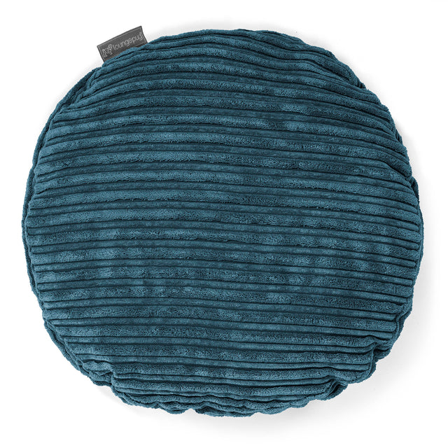 Pyöreä Tyyny 50cm - Vakosametti Laivastonsininen 01