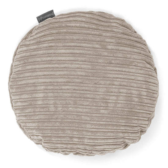 Pyöreä Tyyny 50cm - Vakosametti Minkki 01