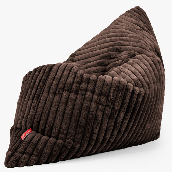 Säkkituoli XXL - Ultrapehmeä Vakosametti Sable 02