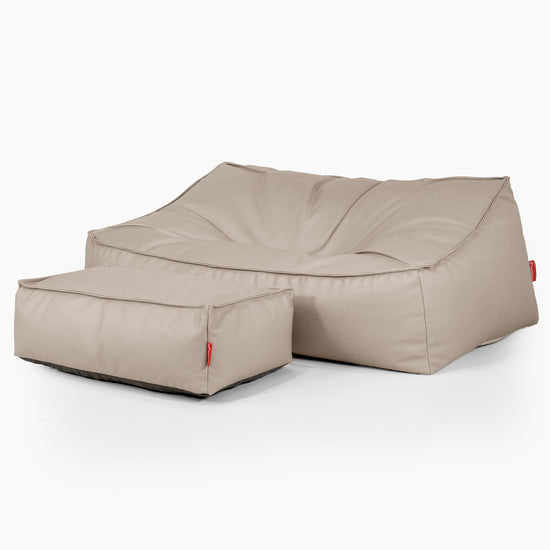 Sloucher Sohvasäkkituoli - Vegaaninahka Norsunluu 02