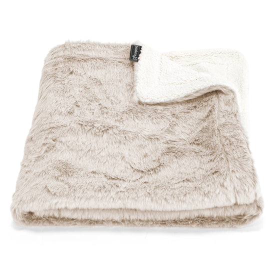 Sherpa-peitto - Kanitekoturkis Kullanruskea 01