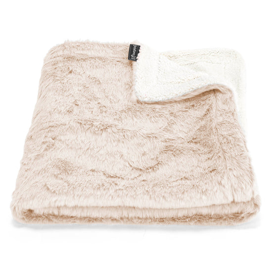 Sherpa-peitto - Kanitekoturkis Valkoinen 01
