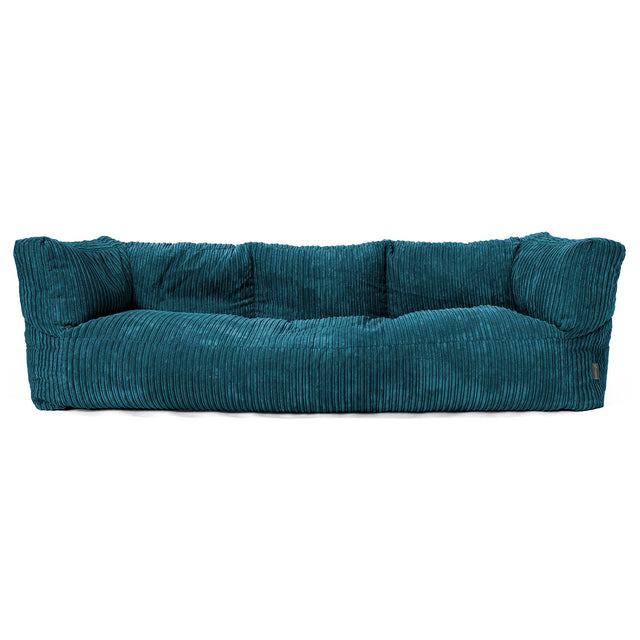 Albert 3-paikkainen Säkkituolisohva - Vakosametti Tummanturkoosi 01