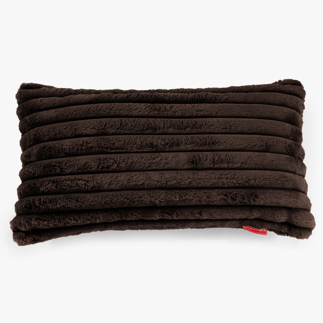 Jättimäinen Tyynynsuojus 40 x 80cm - Ultrapehmeä Vakosametti Sable 01