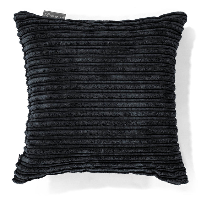 Tyyny 47 x 47cm - Vakosametti Musta 01