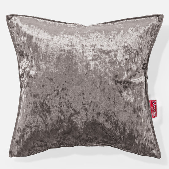 Jättityyny 70 x 70cm - Vuosikerta-Sametti Hopea 01