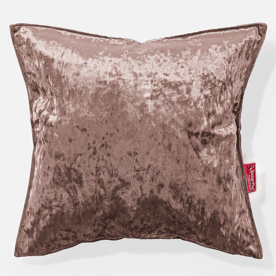 Jättityyny 70 x 70cm - Vuosikerta-Sametti Tryffeli 01