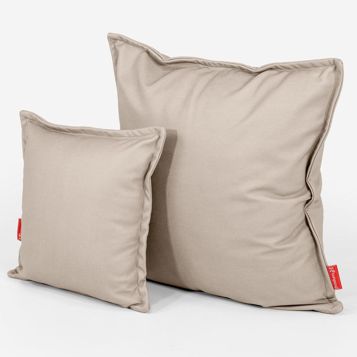 Tyynynsuojus 47 x 47cm - Vegaaninahka Norsunluu 02