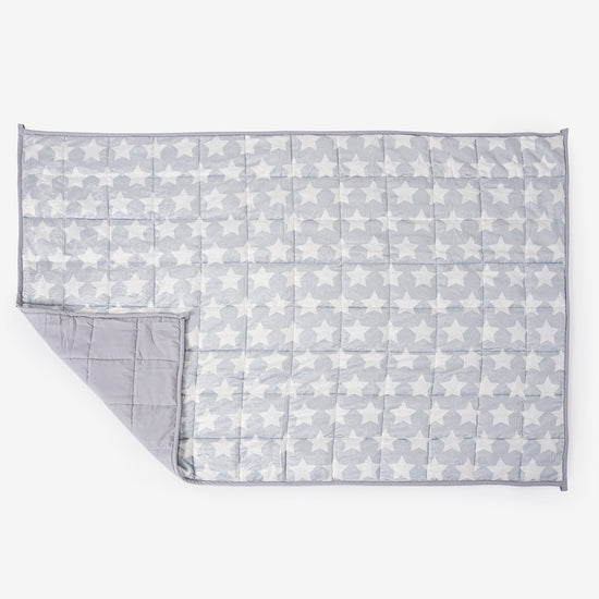 Lasten Painopeitto - Flanellifleece Harmaa Tähti 03