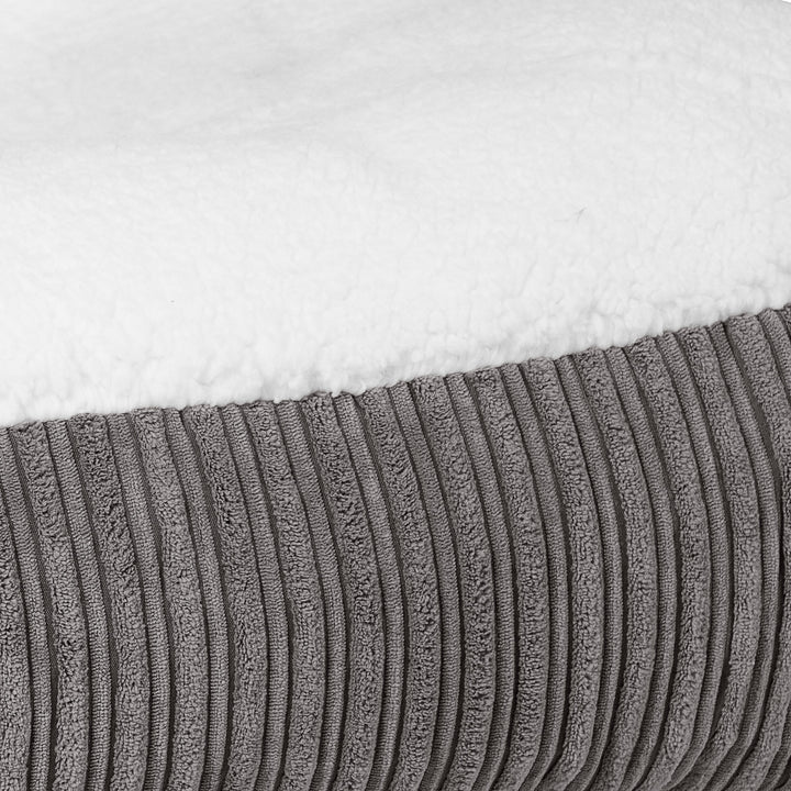 Sloucher Large Koiranpeti - Sherpa & Vakosametti Grafiitti 03