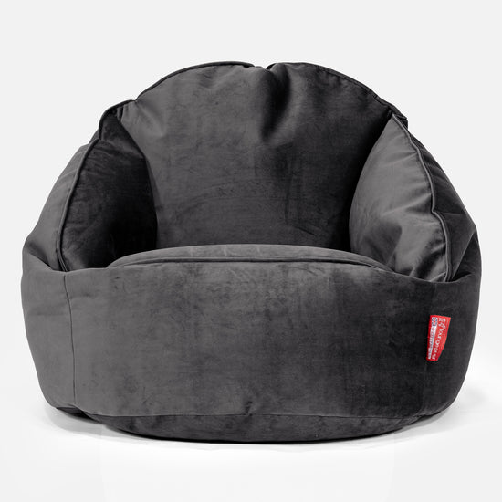 Bubble-säkkituoli - Sametti Grafiitti 01