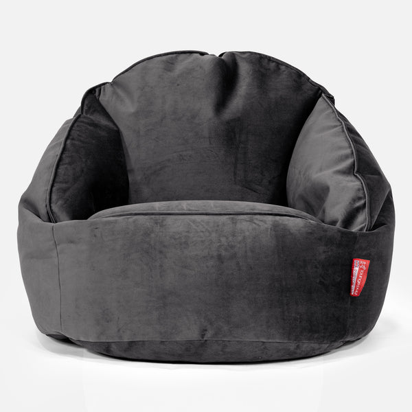 Bubble-säkkituoli - Sametti Grafiitti 01