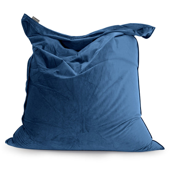 Säkkituoli XXL - Sametti Laivastonsininen 01