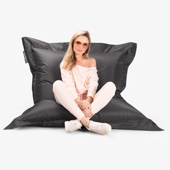 Säkkituoli XXL Ulos - SmartCanvas™ Grafiitti 05