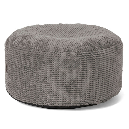 Iso Pyöreä Rahi Jakkara - Pompula Hiilen harmaa 01
