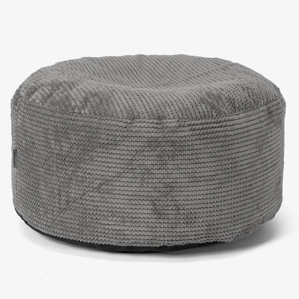 Iso Pyöreä Rahi Jakkara - Pompula Hiilen harmaa 01