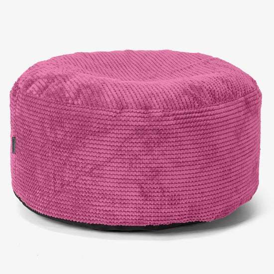 Iso Pyöreä Rahi Jakkara - Pompula Vaaleanpunainen 01
