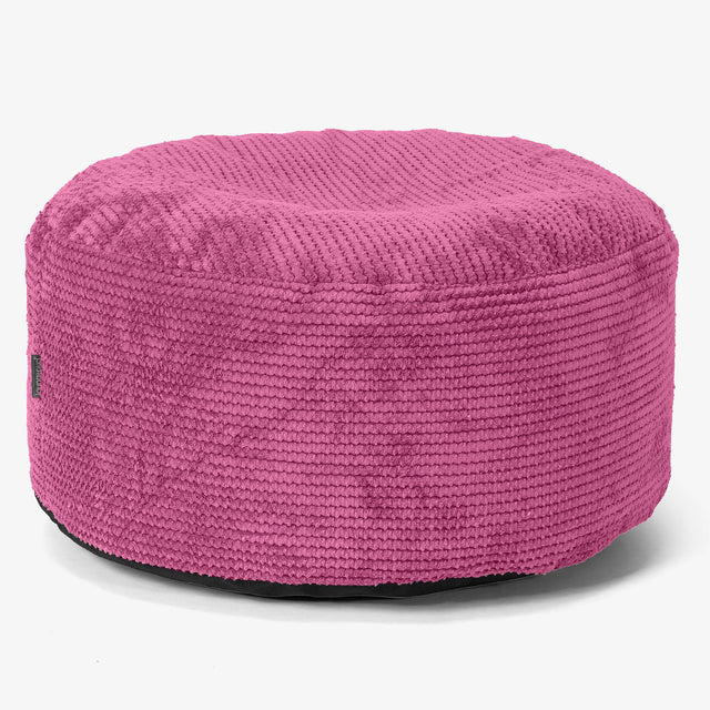 Iso Pyöreä Rahi Jakkara - Pompula Vaaleanpunainen 01