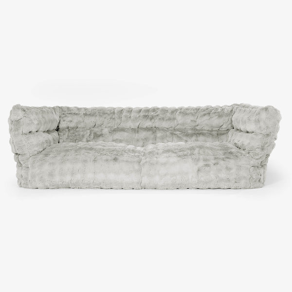 Albert 3-paikkainen Säkkituolisohva 2.0 - Tekoturkis Kupla Salviavihreä 01