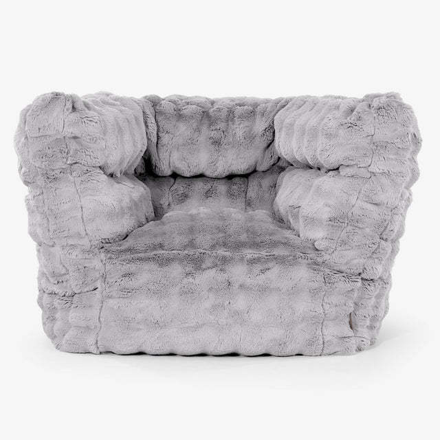 Albert Säkkituoli Nojatuoli 2.0 - Tekoturkis Kupla Harmaa 01