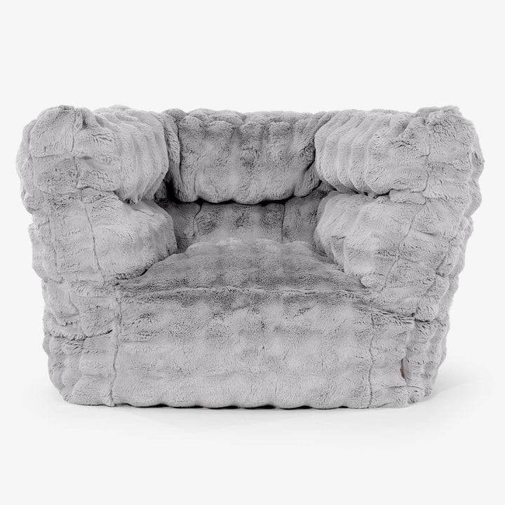 Albert Säkkituoli Nojatuoli 2.0 - Tekoturkis Kupla Harmaa 01