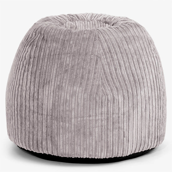 Ergonominen Toimisto-pouf-tuoli - Vakosametti Hopeanharmaa - 01