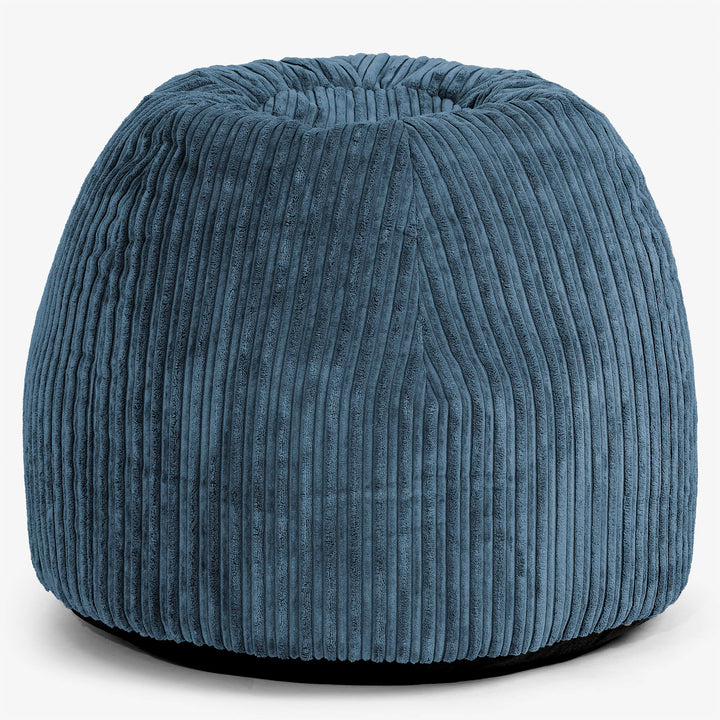 Ergonominen Toimisto-pouf-tuoli - Vakosametti Laivastonsininen - 01