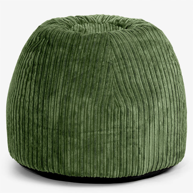 Ergonominen Toimisto-pouf-tuoli - Vakosametti Metsänvihreä - 01