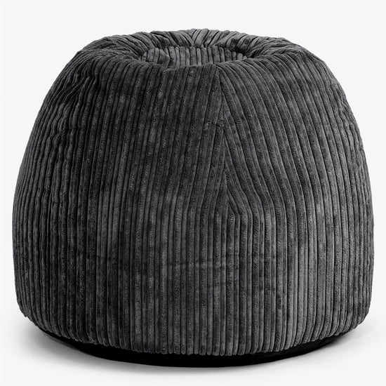 Ergonominen Toimisto-pouf-tuoli - Vakosametti Musta - 01