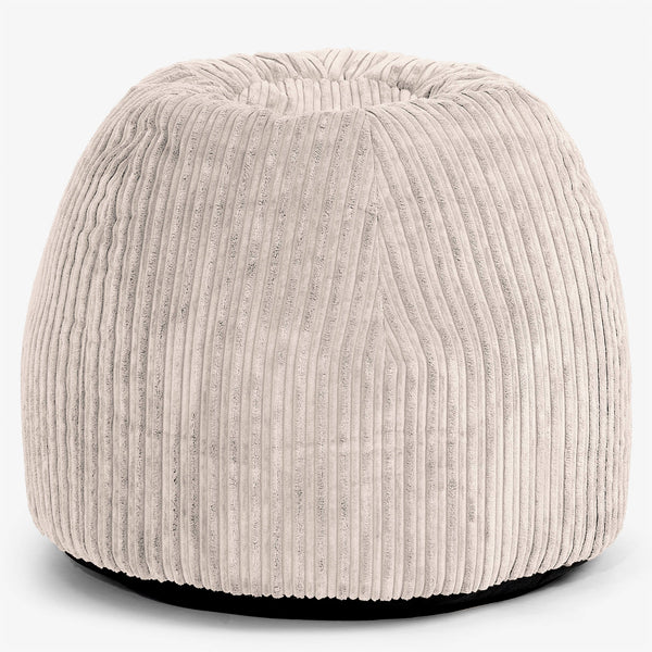 Ergonominen Toimisto-pouf-tuoli - Vakosametti Norsunluu - 01