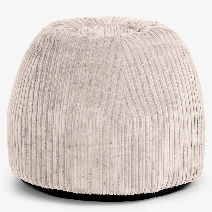 Ergonominen Toimisto-pouf-tuoli - Vakosametti Norsunluu - 01