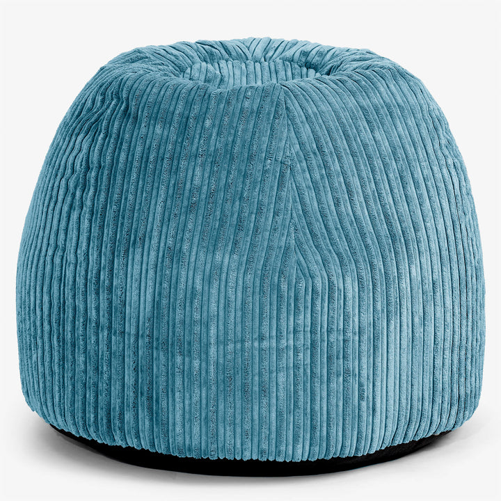 Ergonominen Toimisto-pouf-tuoli - Vakosametti Turkoosi - 01