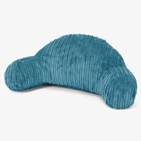 Lasten Korkeaselkäinen Tukeva Lukutyyny - Vakosametti Turkoosi 01